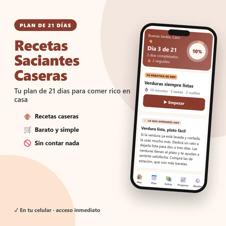 Recetas Saciantes Caseras